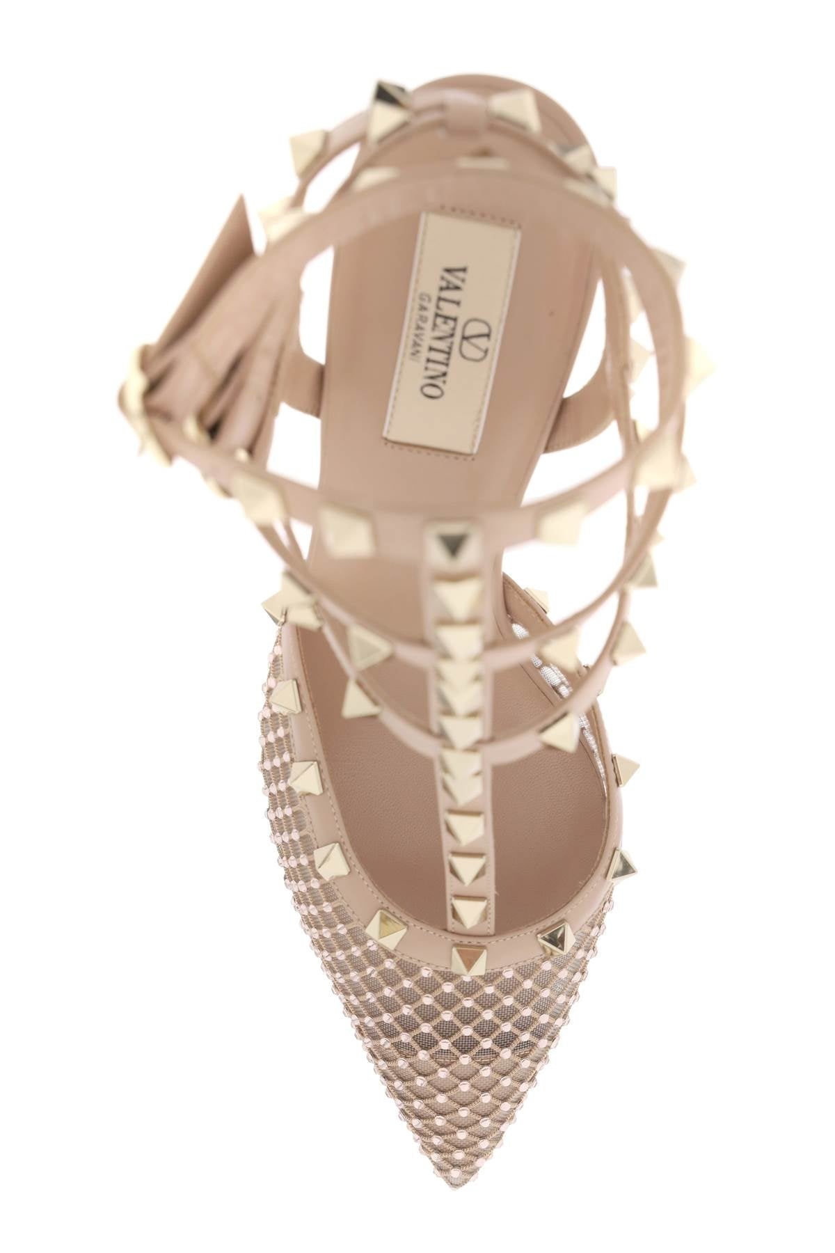 Valentino Garavani Mesh Rockstud Pumps With Crystals Women - 2