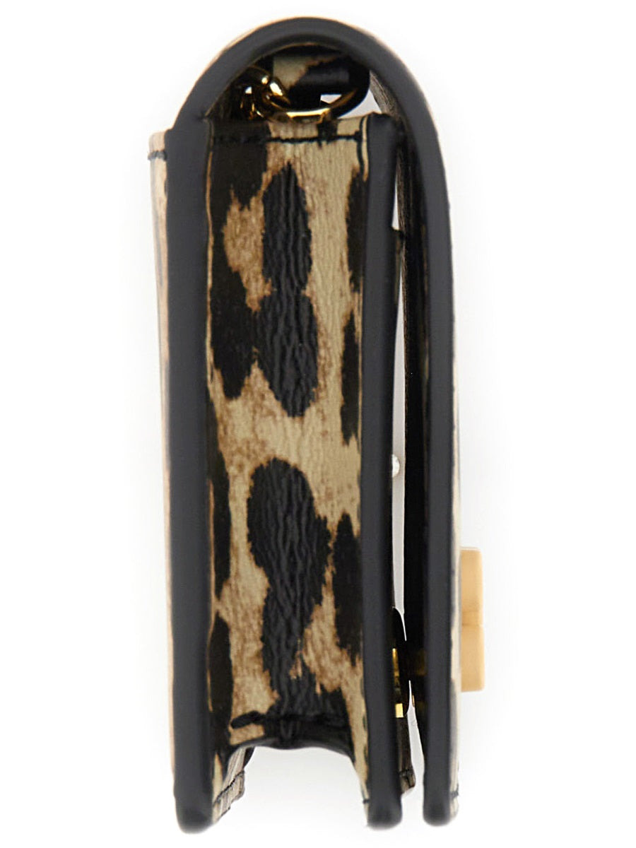 Ganni Women "Bou" Card Holder With Animal Motif - 5