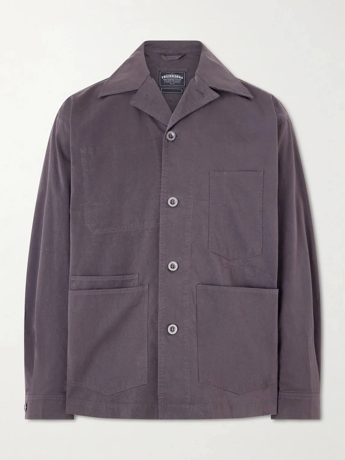 Relaxed Coverall Cotton-Blend Twill Blouson Jacket - 1
