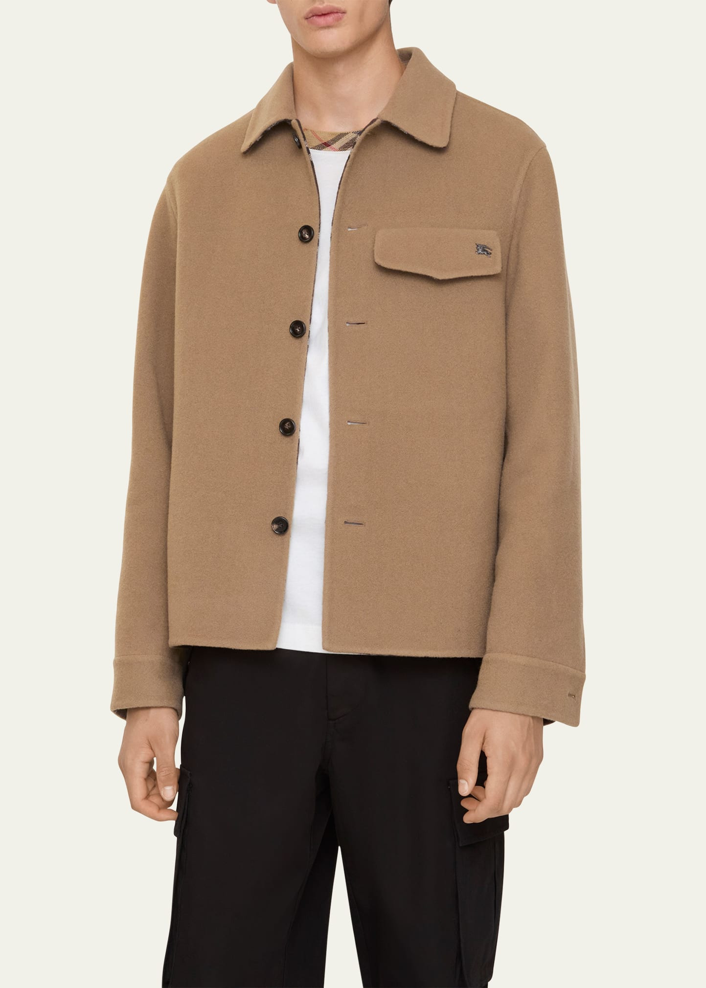 Men's Wool EKD-Pocket Overshirt - 4