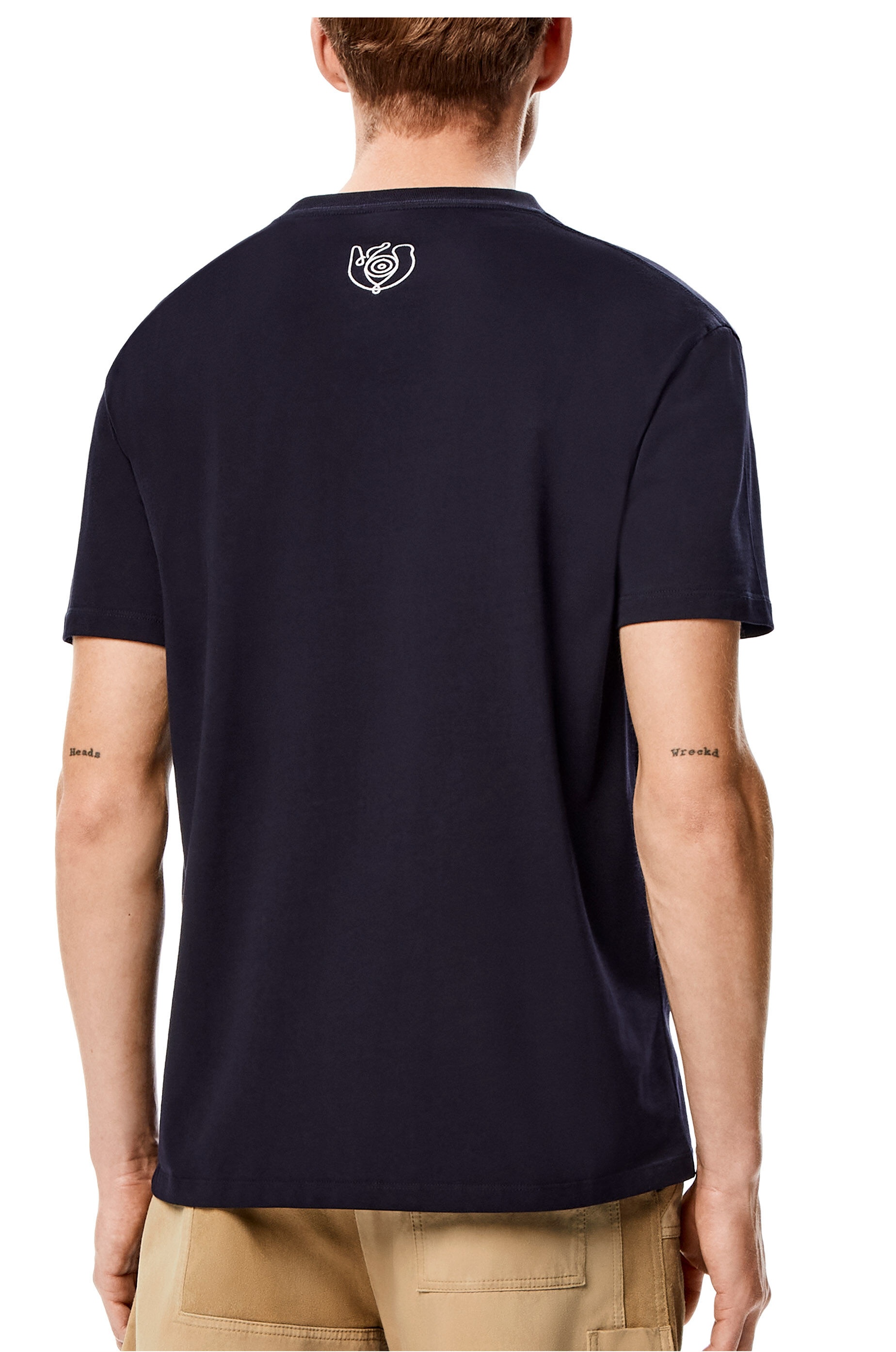 Embroidered T-shirt in organic cotton - 5