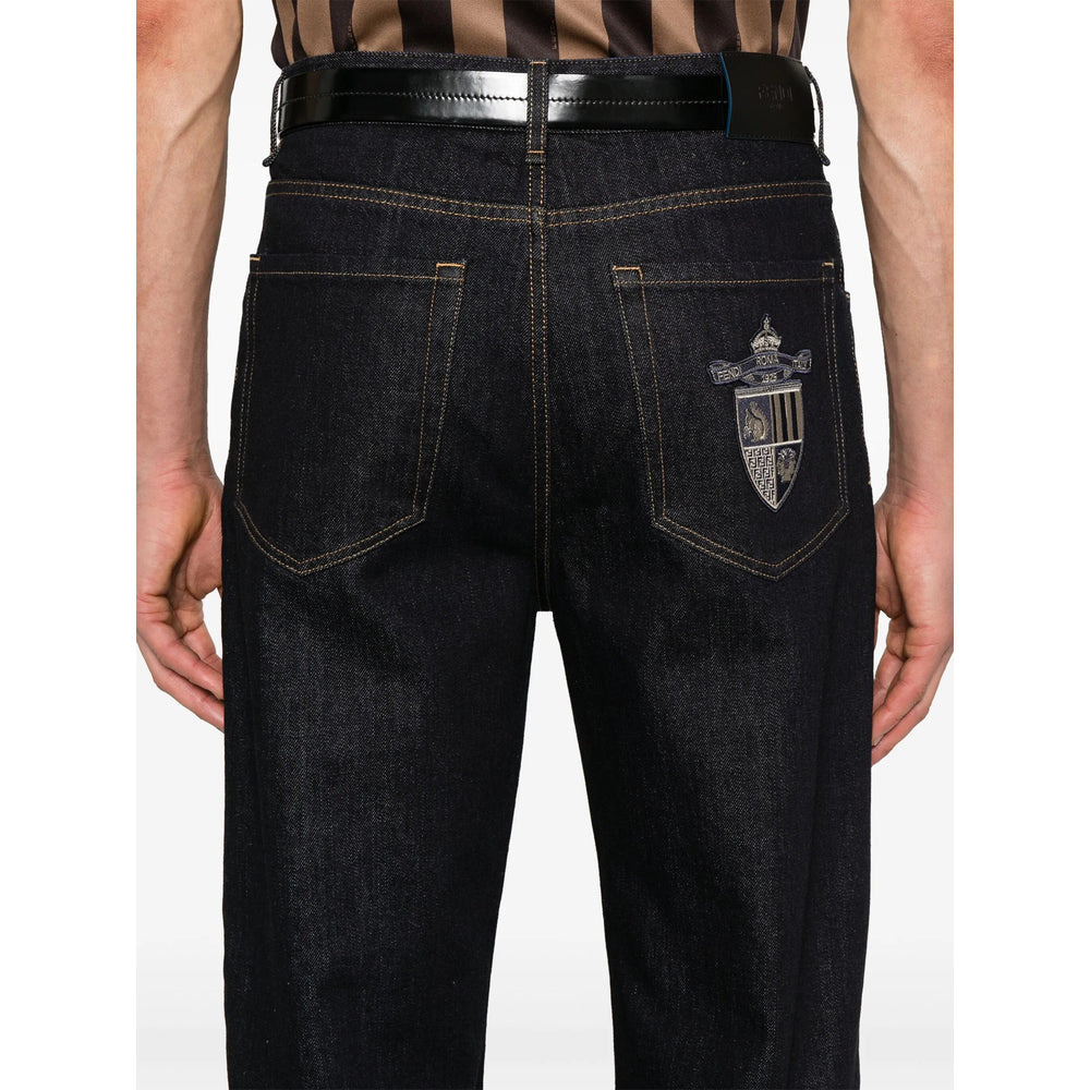Fendi Blue Denim - Regular & Straight-Leg Jeans Men - 4