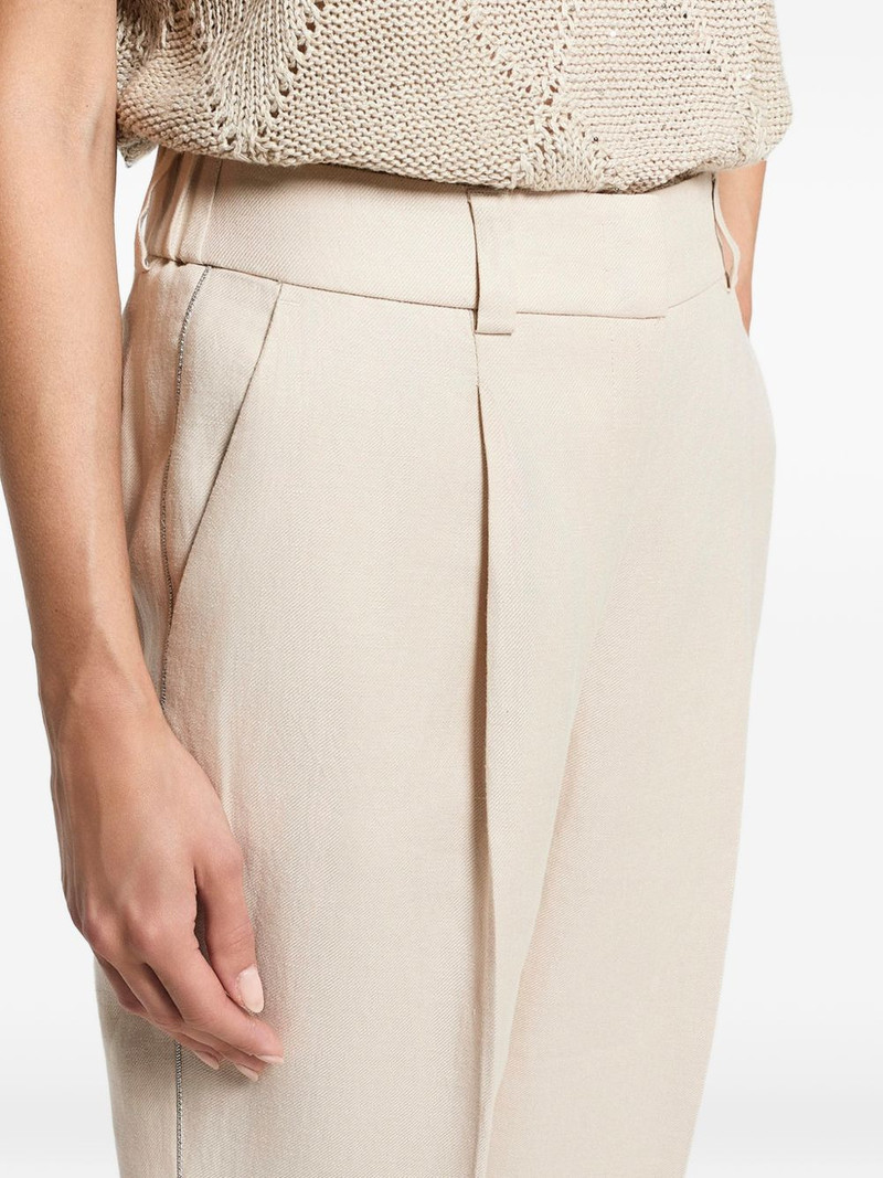 linen gabardine trousers 5