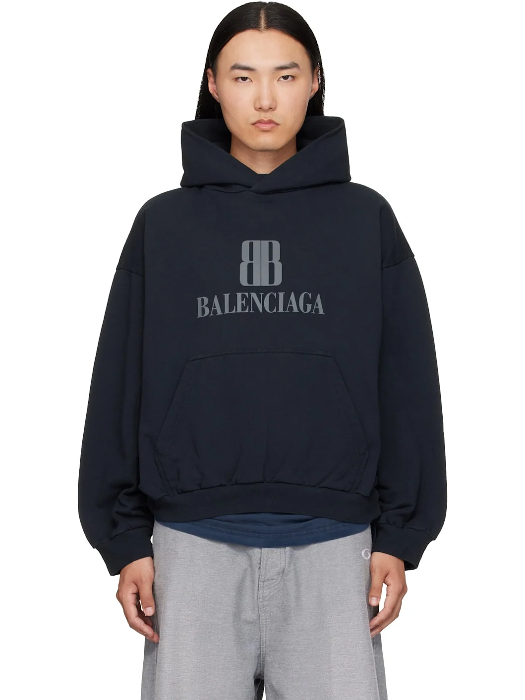 Black Logo Hoodie - 1