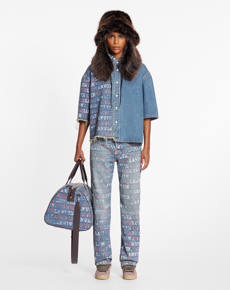 Lanvin LANVIN X FUTURE STRAIGHT FIT PRINTED PANTS FOR WOMEN outlook