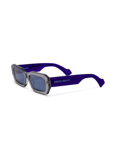 Marcelo Burlon County Of Milan Agave rectangle-frame sunglasses outlook