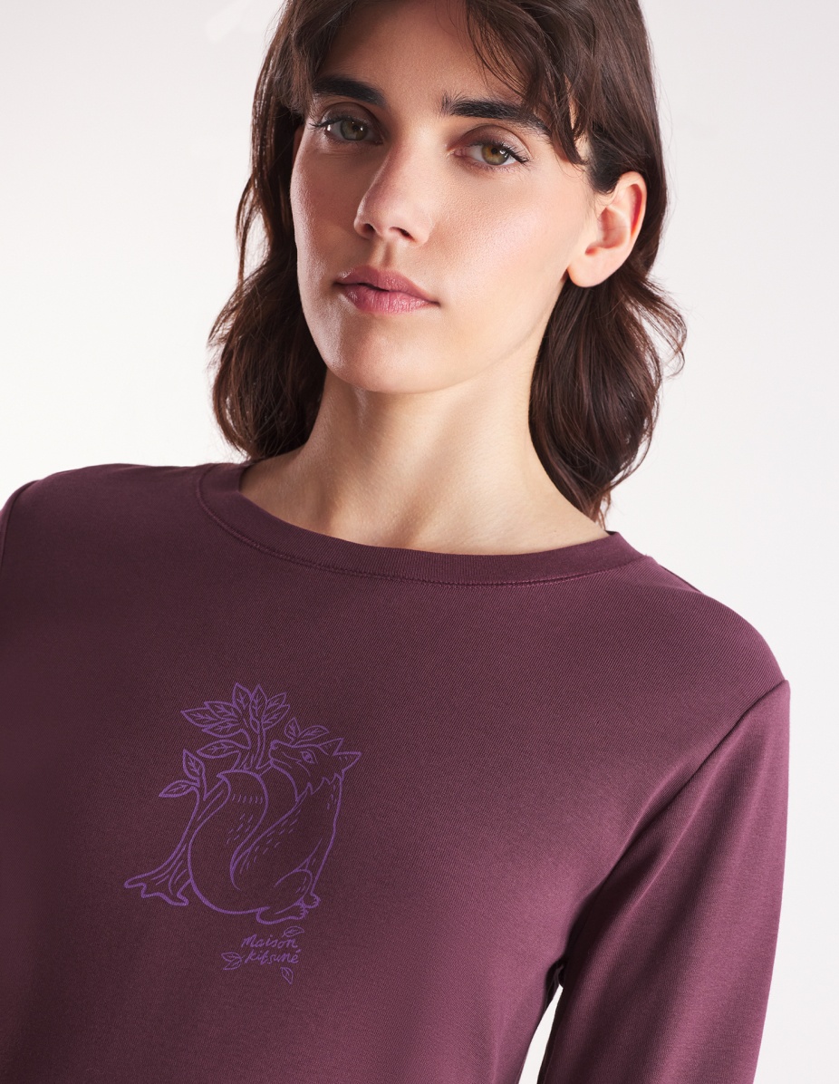 WOODLAND FOX LONG SLEEVES SLIM TEE-SHIRT - 4