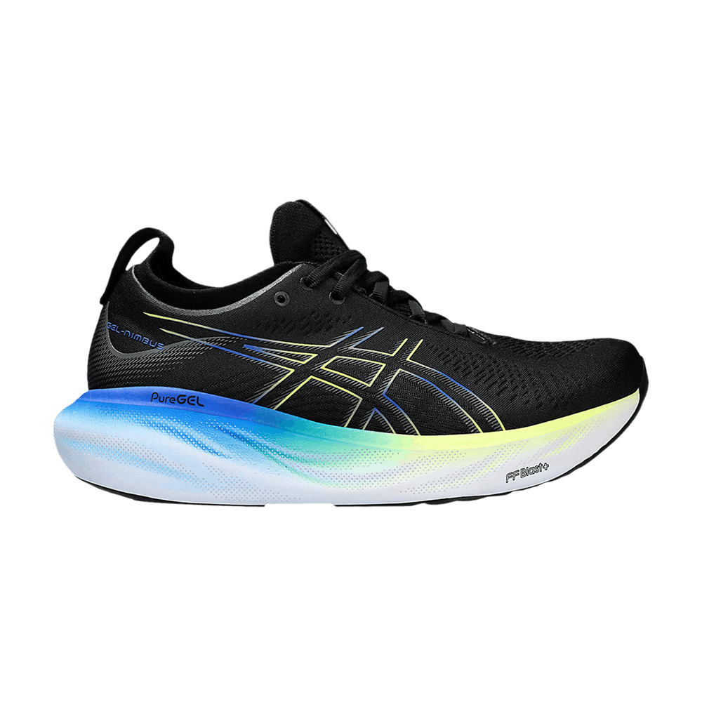Gel Nimbus 25 Wide 'Black Glow Yellow' - 1