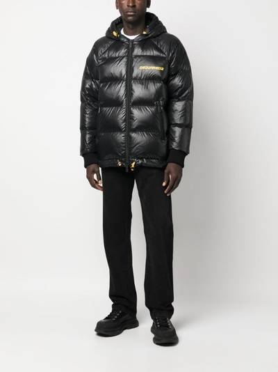 DSQUARED2 chest logo-print padded jacket outlook