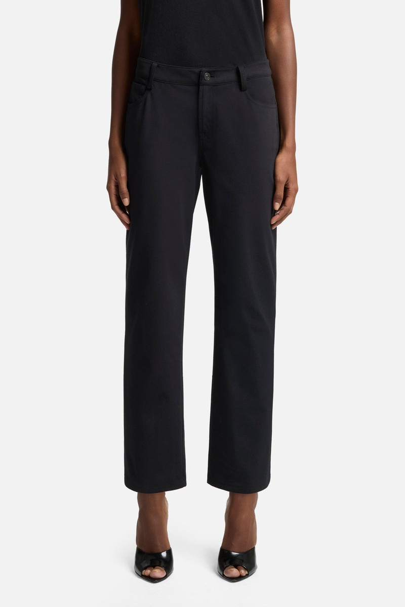 Luxe Performance Knit Calie Straight Ankle in Black 3