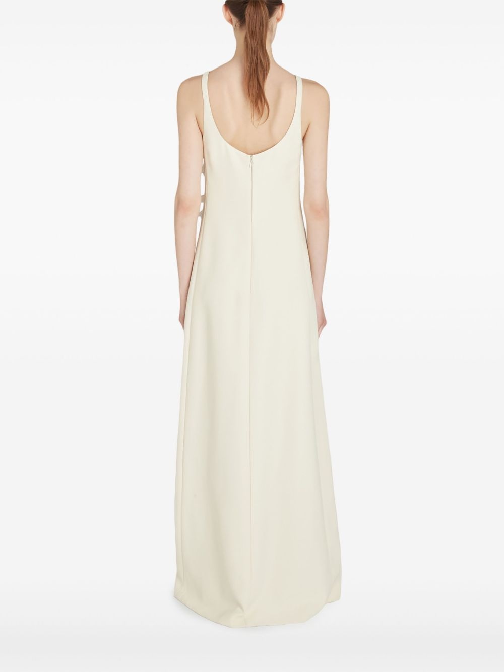 bow detailing long dress - 4