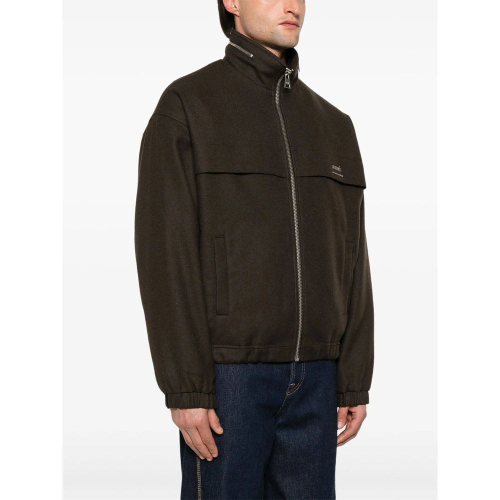 Ami Paris Brown Jackets - Bomber Jackets Men - 4