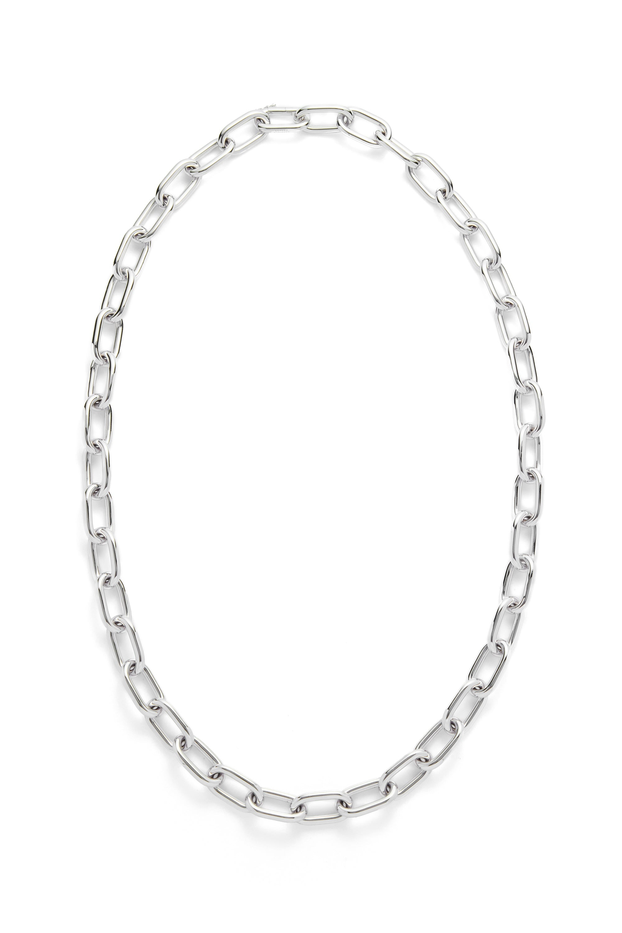 Medium Chain Necklace in White Gold 18K - 3