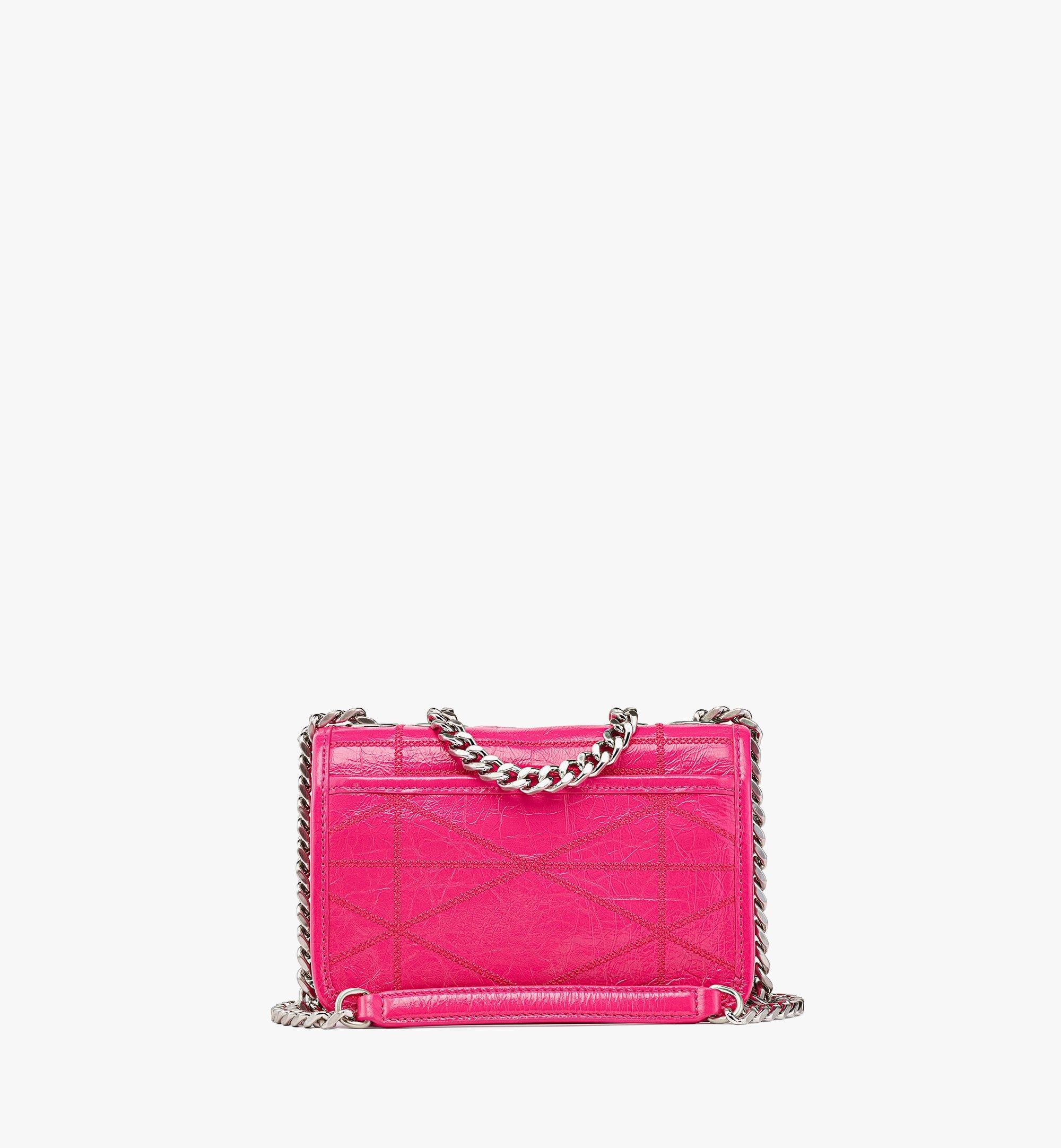 Travia Quilted Shoulder Bag in Crushed Leather - 5