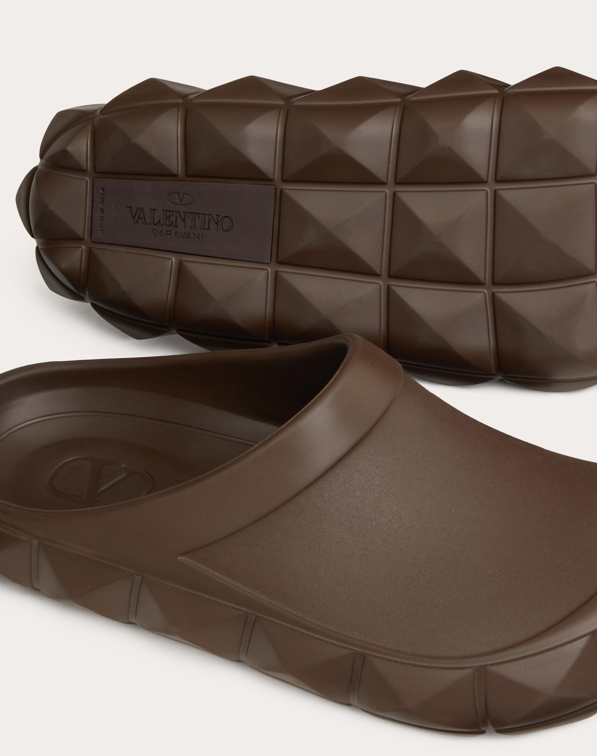 ROMAN STUD TURTLE RUBBER CLOG - 5