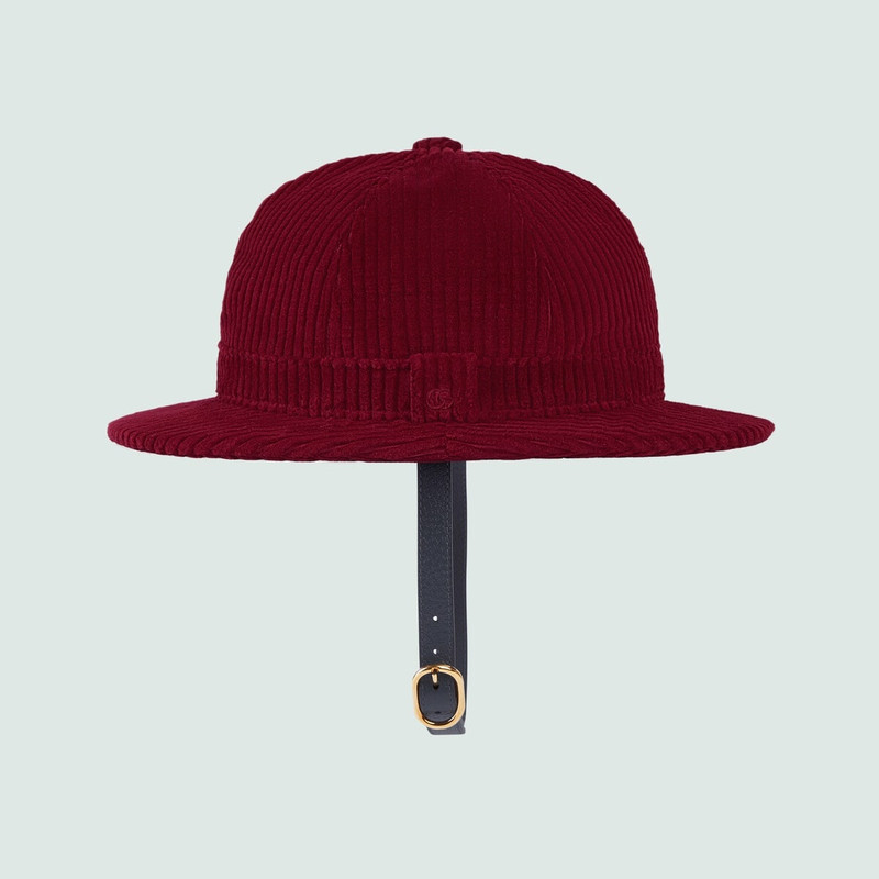 adidas x Gucci foldable corduroy golf hat 4
