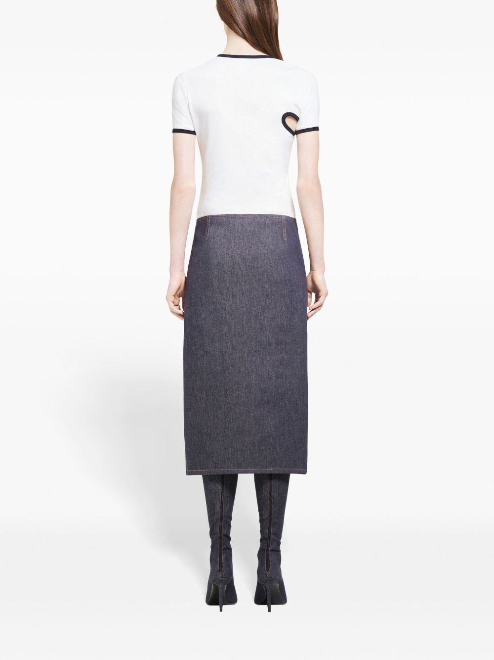 Slash Contrast T-shirt - 4