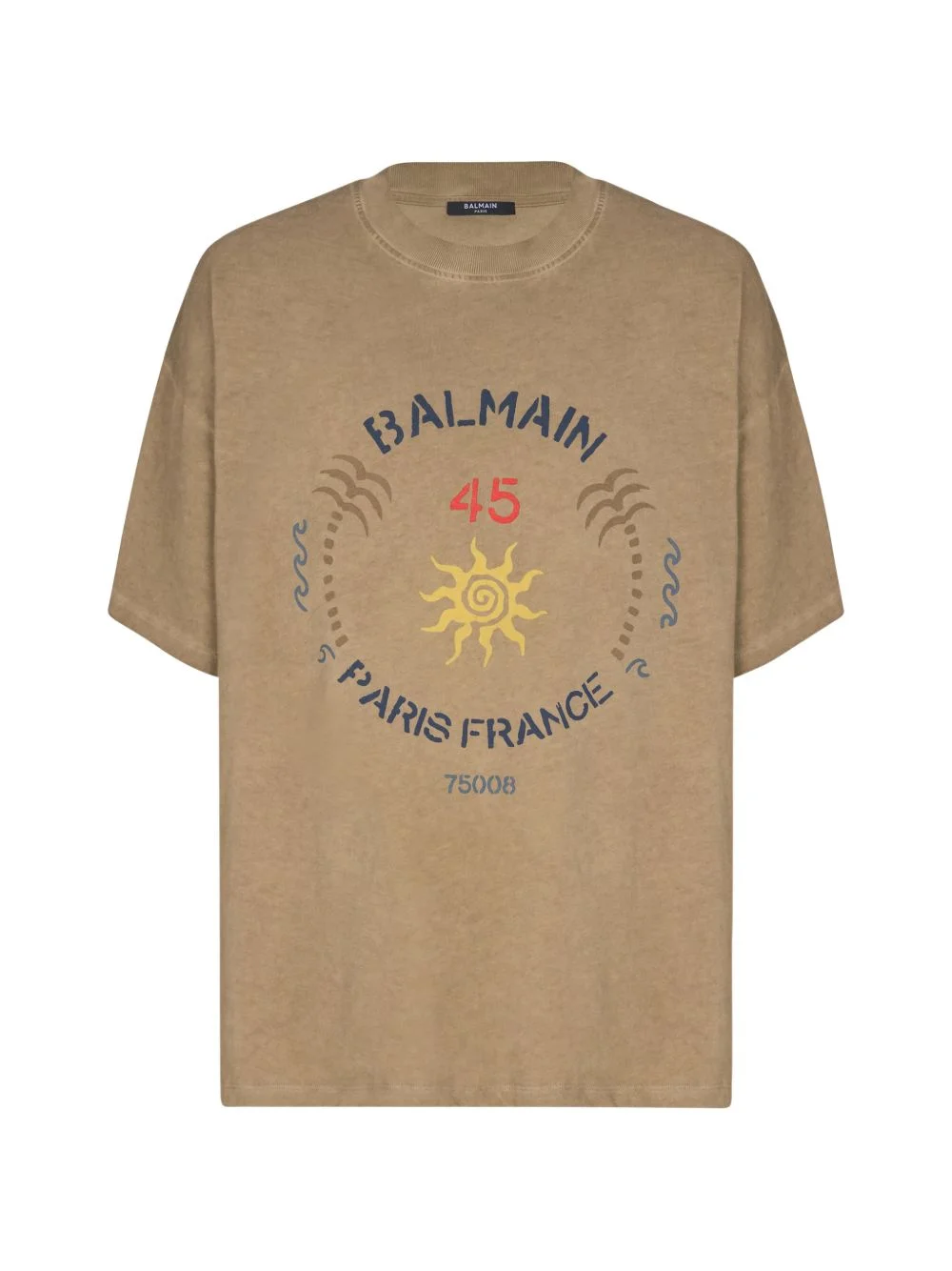 crew-neck short-sleeve T-shirt - 1