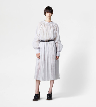 Tod's BLOUSE IN ORGANZA - WHITE outlook