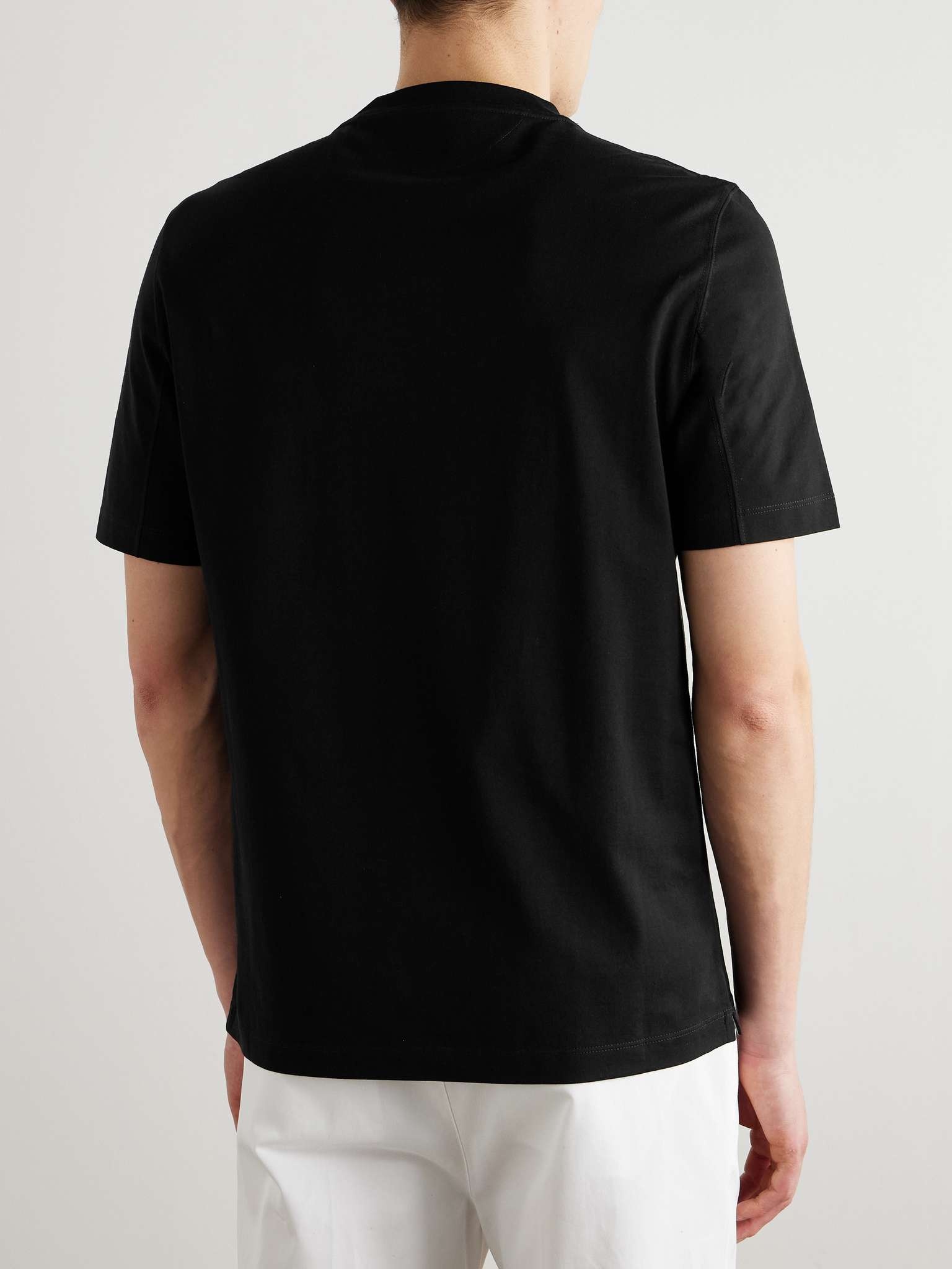 Logo-Print Cotton-Jersey T-Shirt - 4
