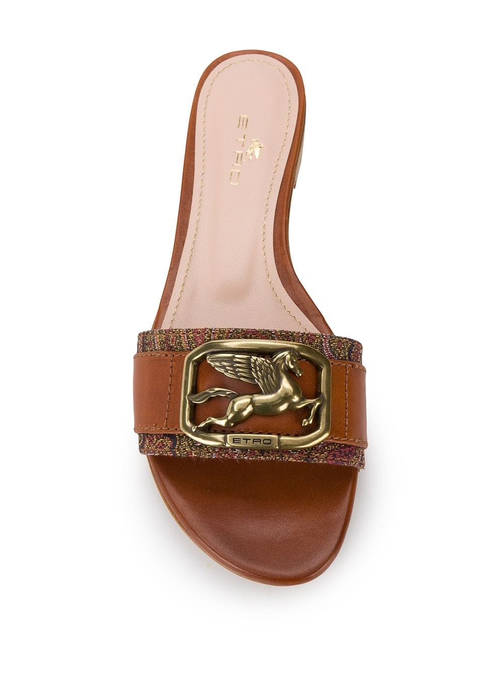 Pegasus plaque sandals - 4