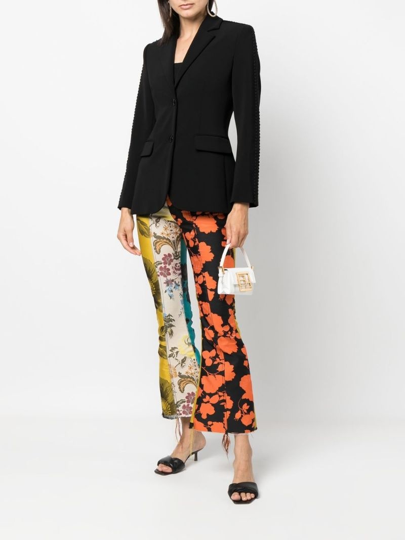 tailored single-breasted blazer - 3
