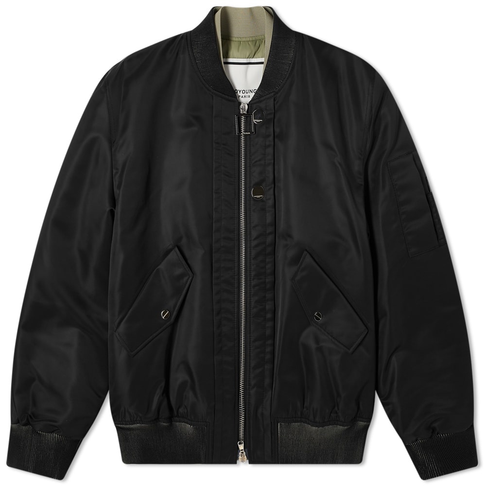 Wooyoungmi Logo Bomber Jacket - 1