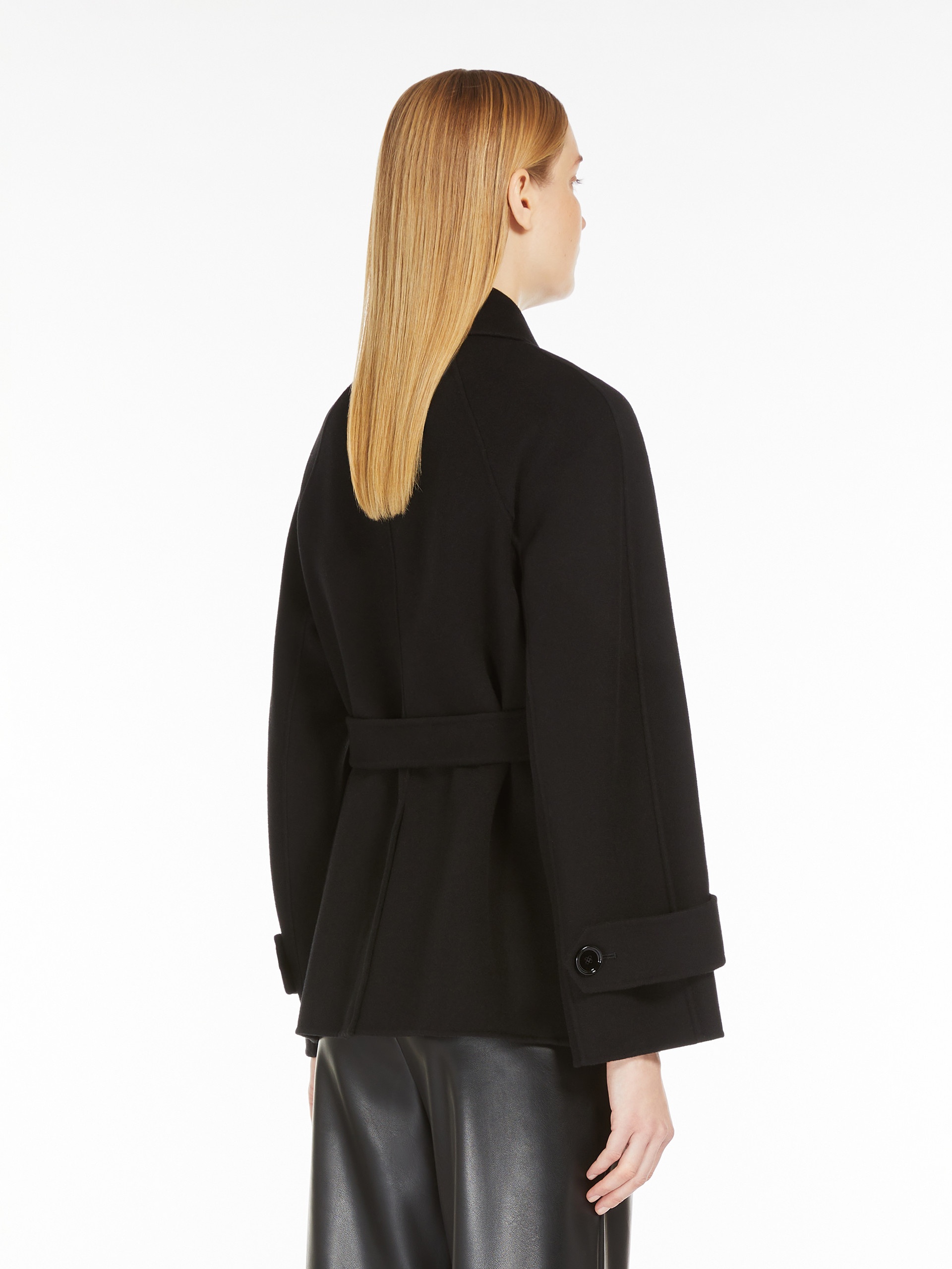 LOUIS Short wool trench coat - 4