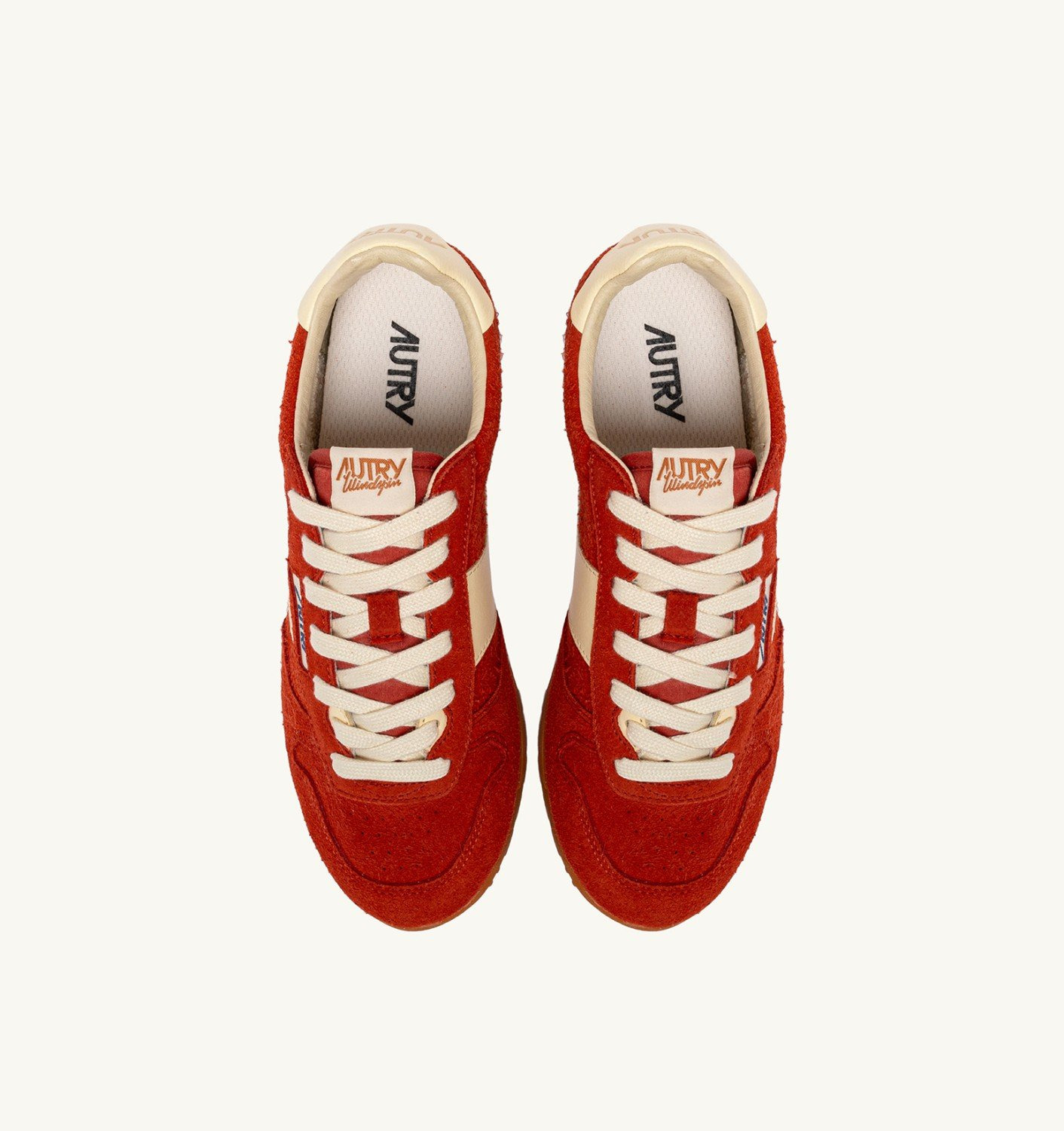 SNEAKERS WINDSPIN IN SUEDE AND LEATHER COLOR PARROT AND RUTABAGA - 5