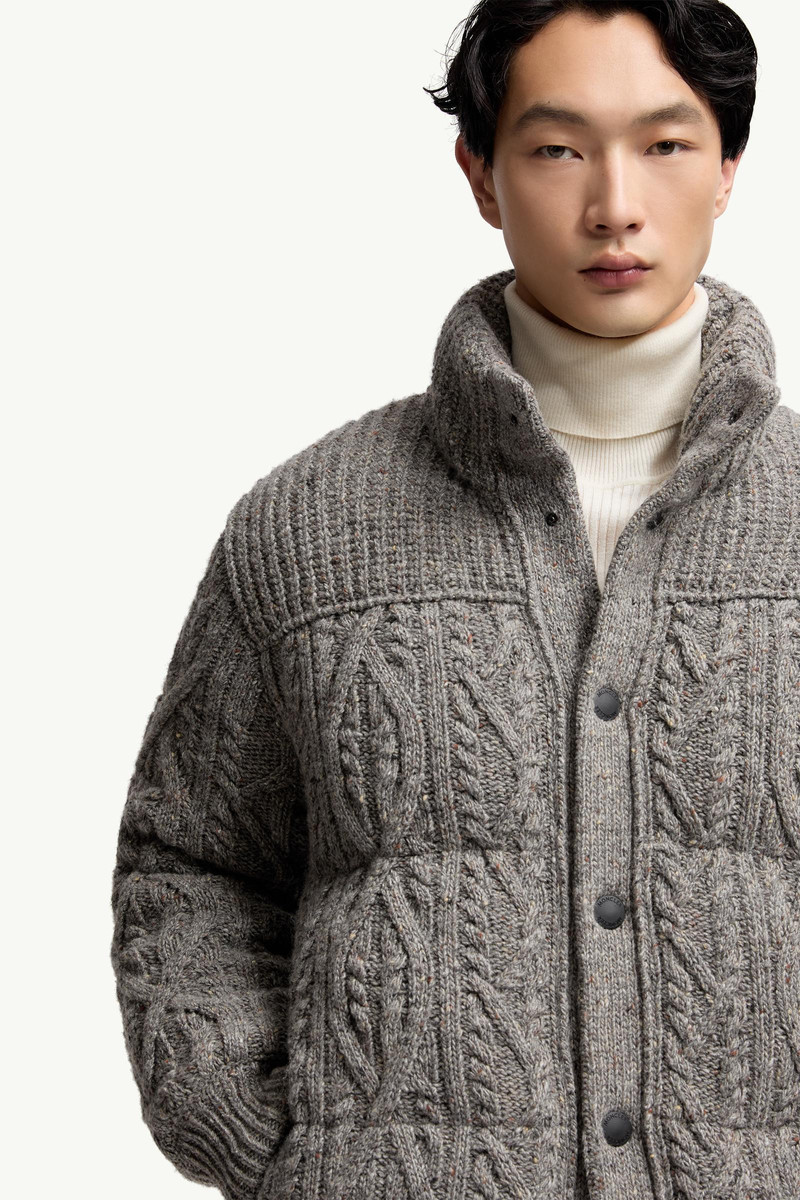 Ellesmere Wool Tweed Short Down Jacket 6