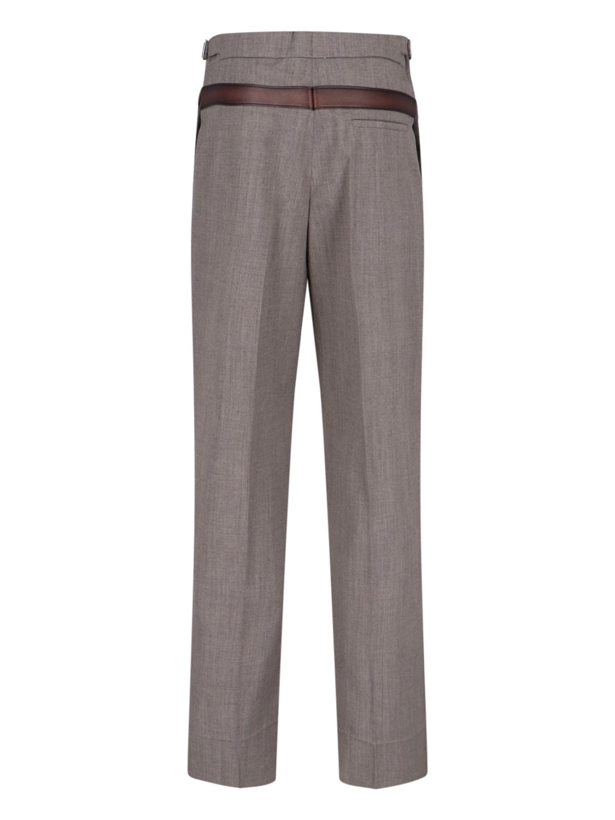 TROMPE-L'ŒIL BELTED PANTS - 2