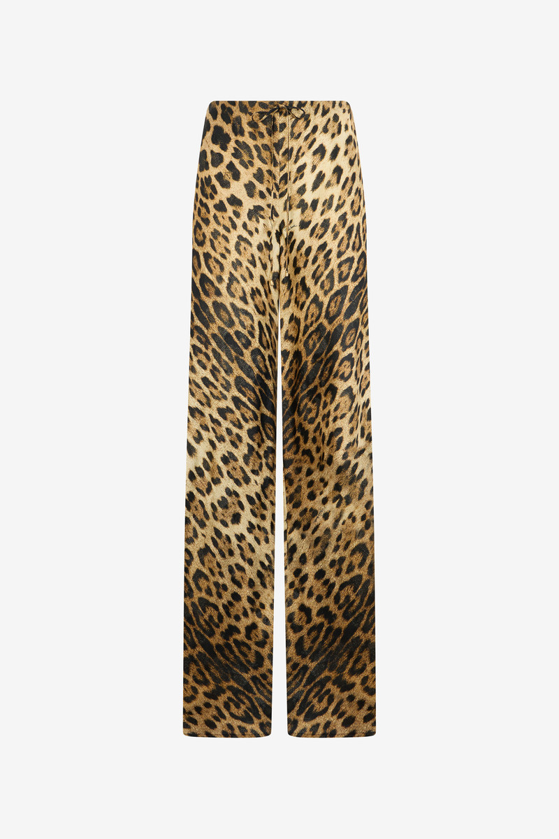Leopard Print Palazzo Pants 1