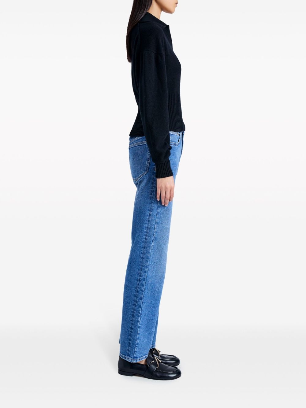 V-neck cashmere jumper - 3