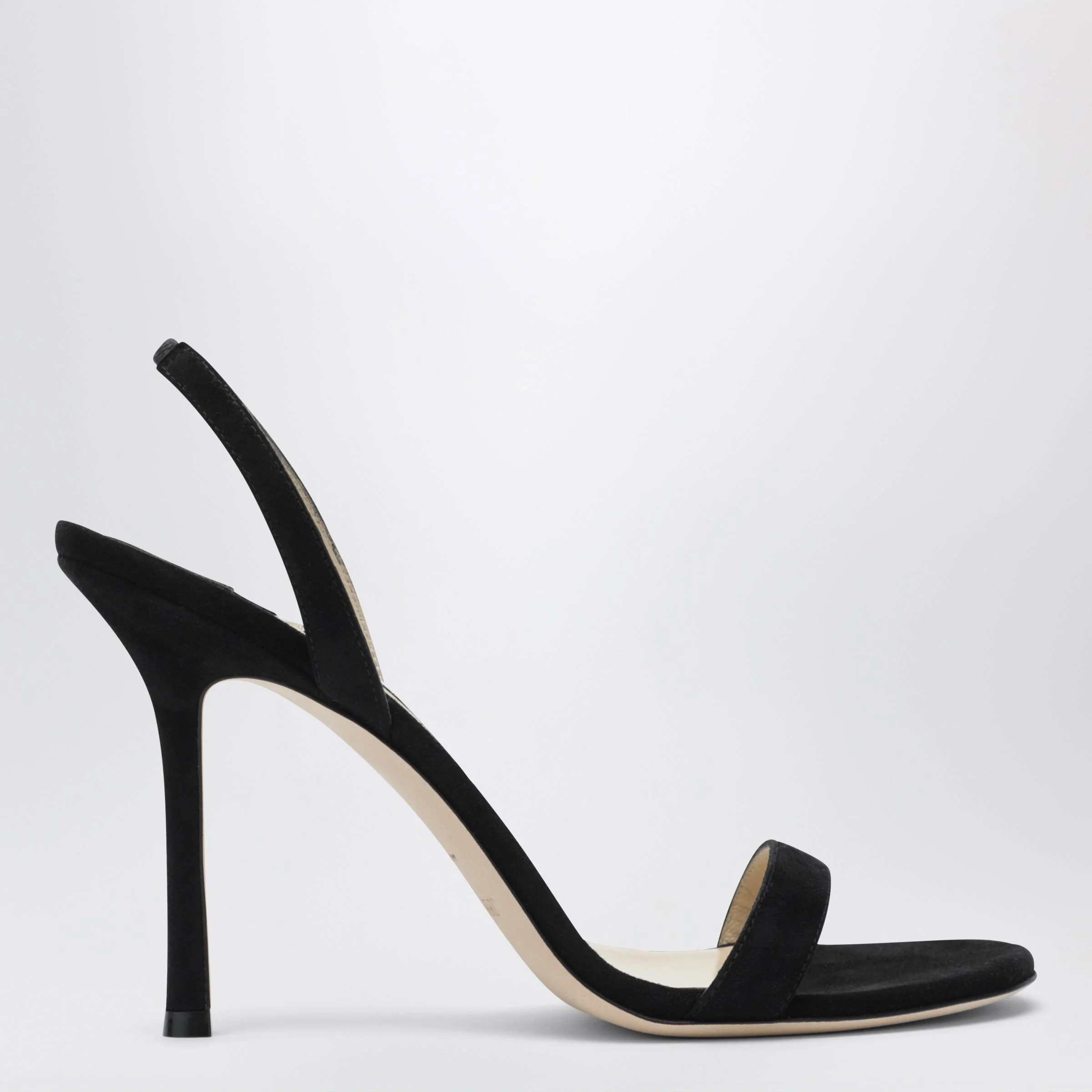 Jimmy Choo Jenn 100 Black Suede Sandals Women - 1