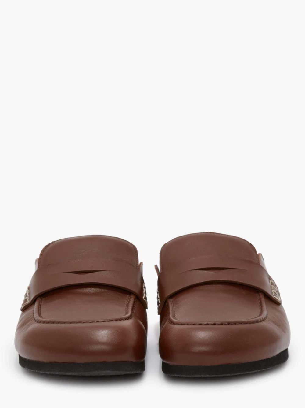 WOMEN'S LEATHER LOAFER MULES - 3