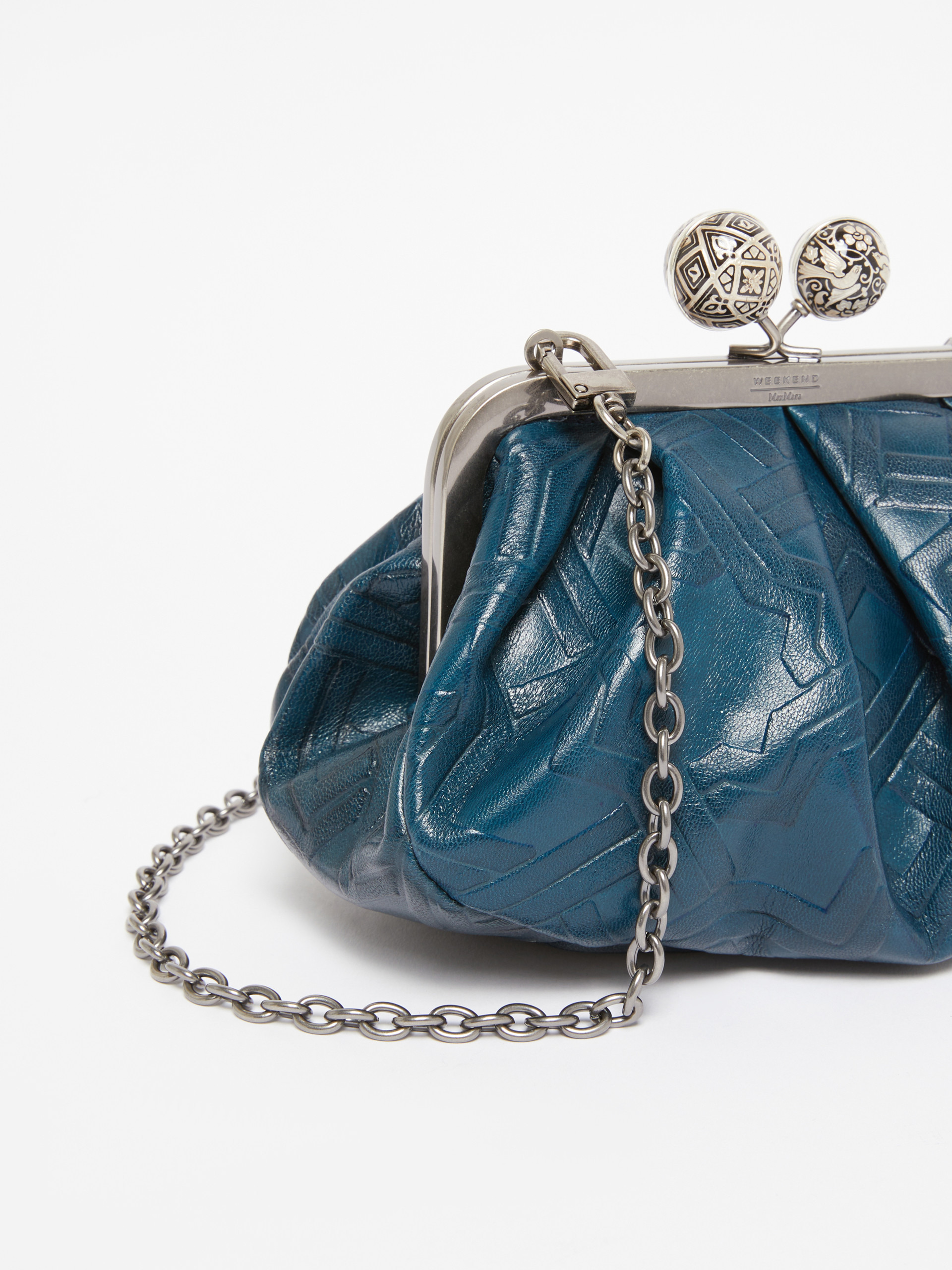 SPANISHHERITAGE Small smooth leather Pasticcino Bag - 4