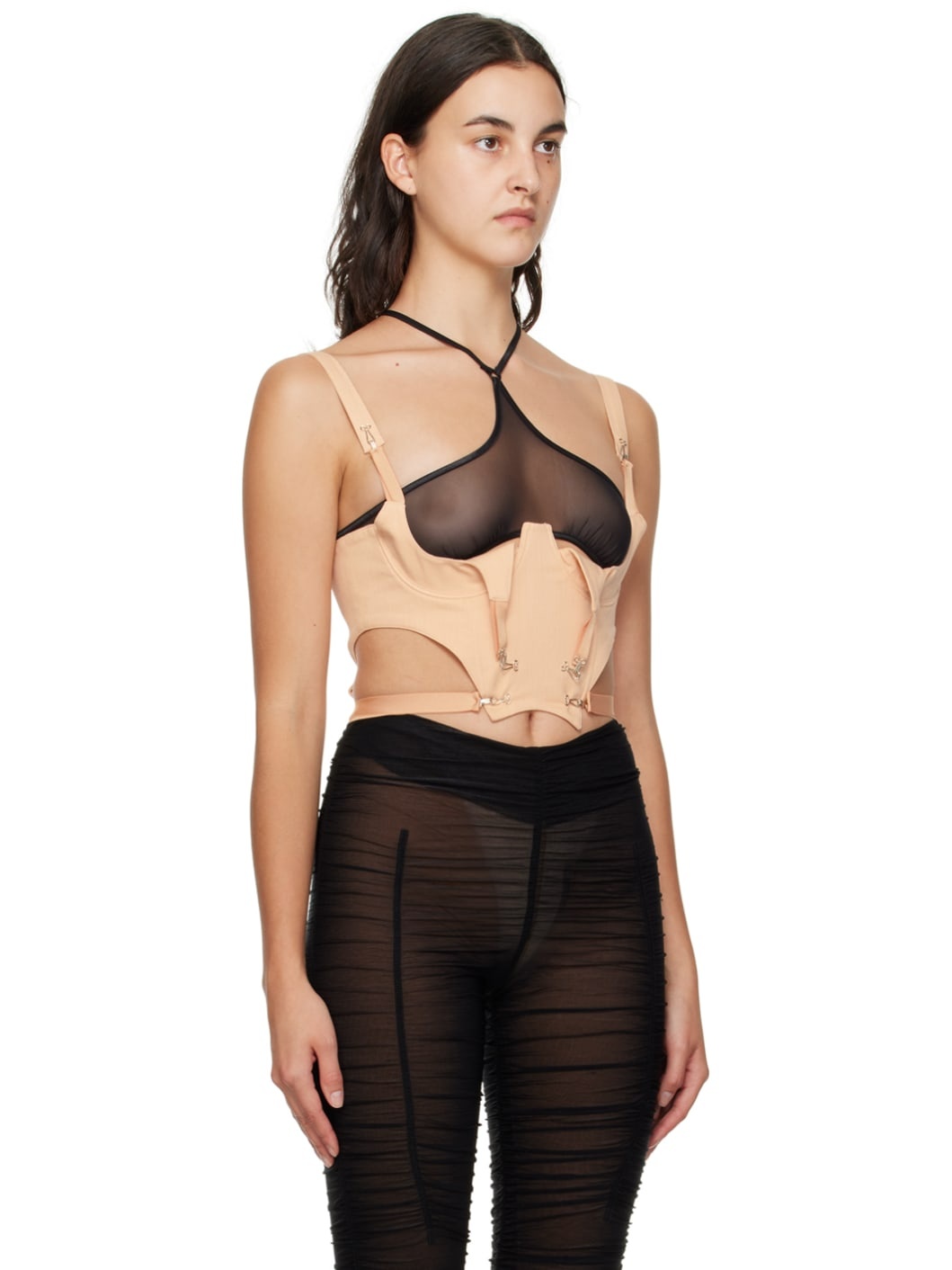 Orange Scoops Harness Tank Top - 2