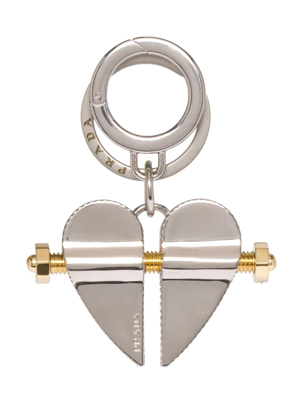 split heart keyring  - 1