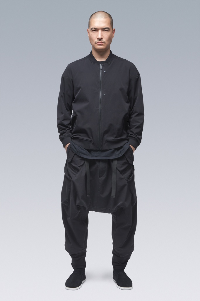 J90-DS schoeller® Dryskin™ Bomber Jacket Black ] with P30A-DS