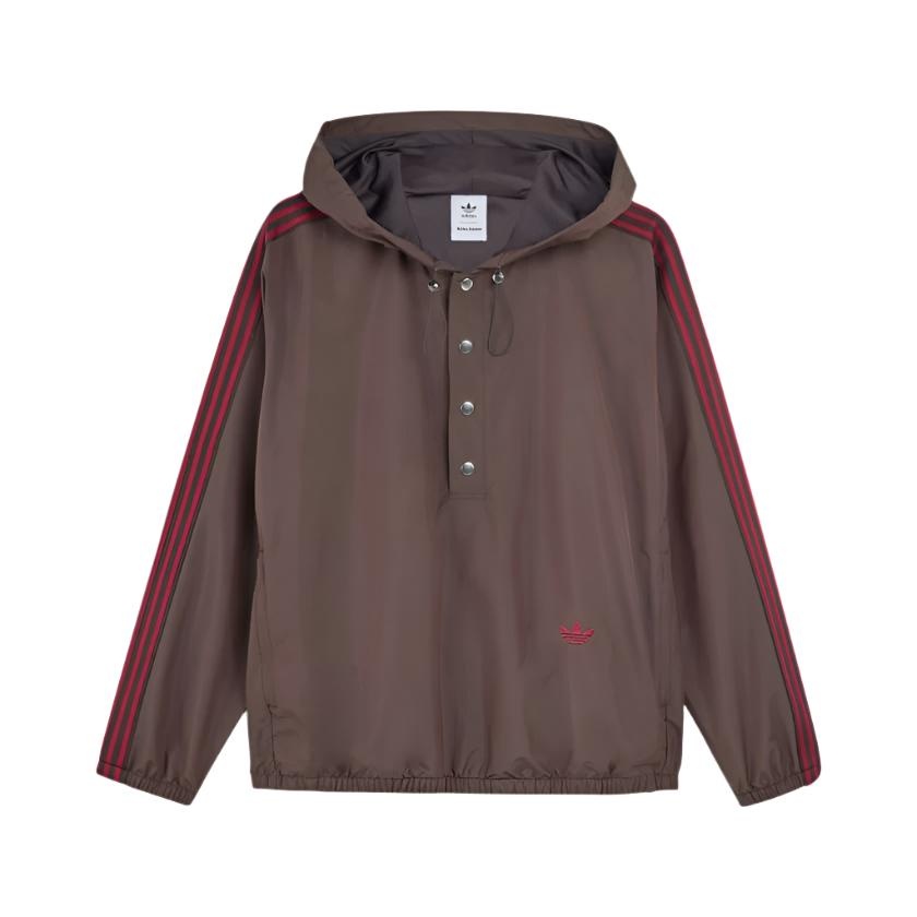 パーカー・フーディ ADIDAS X WALES BONNER | WB NYLON ANORAK NIGHT BROWN UNISEX Wales Bonner x Nylon Anorak Night Brown – Above The Clouds