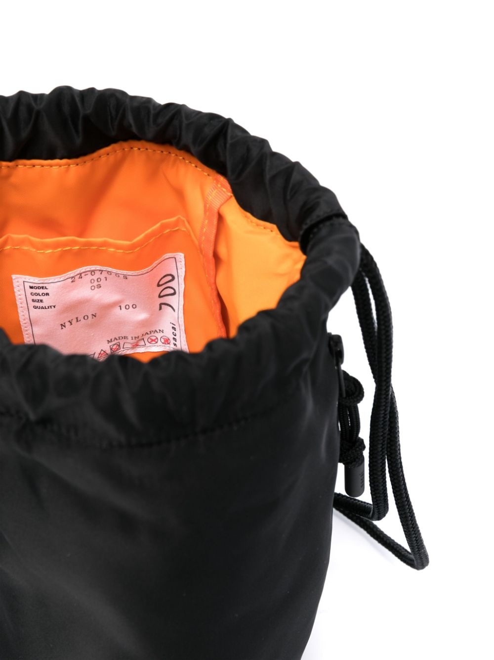monogram-embroidered bucket bag - 5