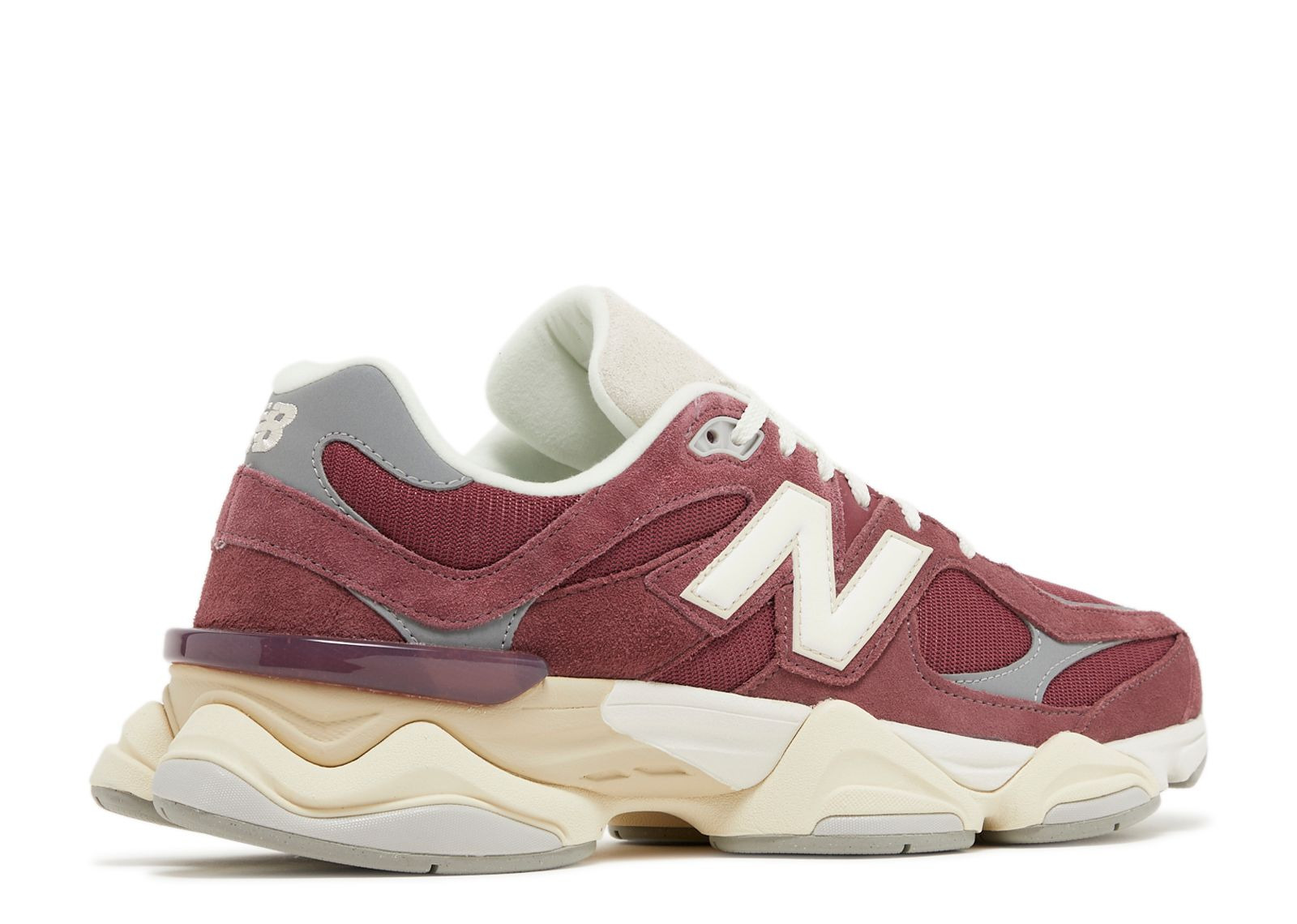 NEW BALANCE 9060 'WASHED BURGUNDY' - 3