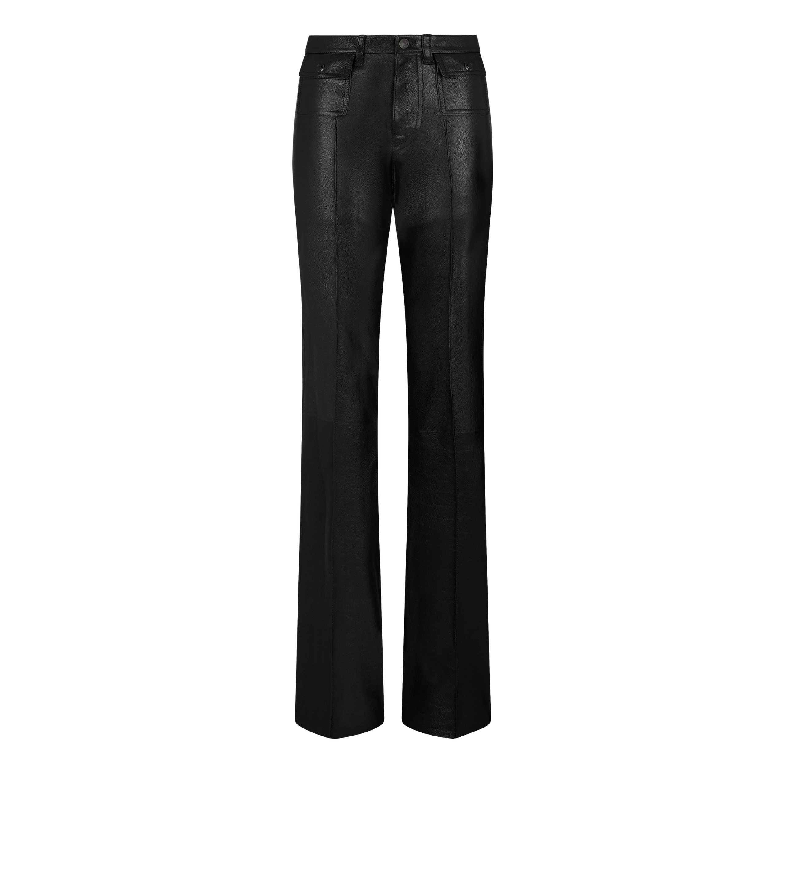 GRAIN LUX GOAT LEATHER PANTS - 1