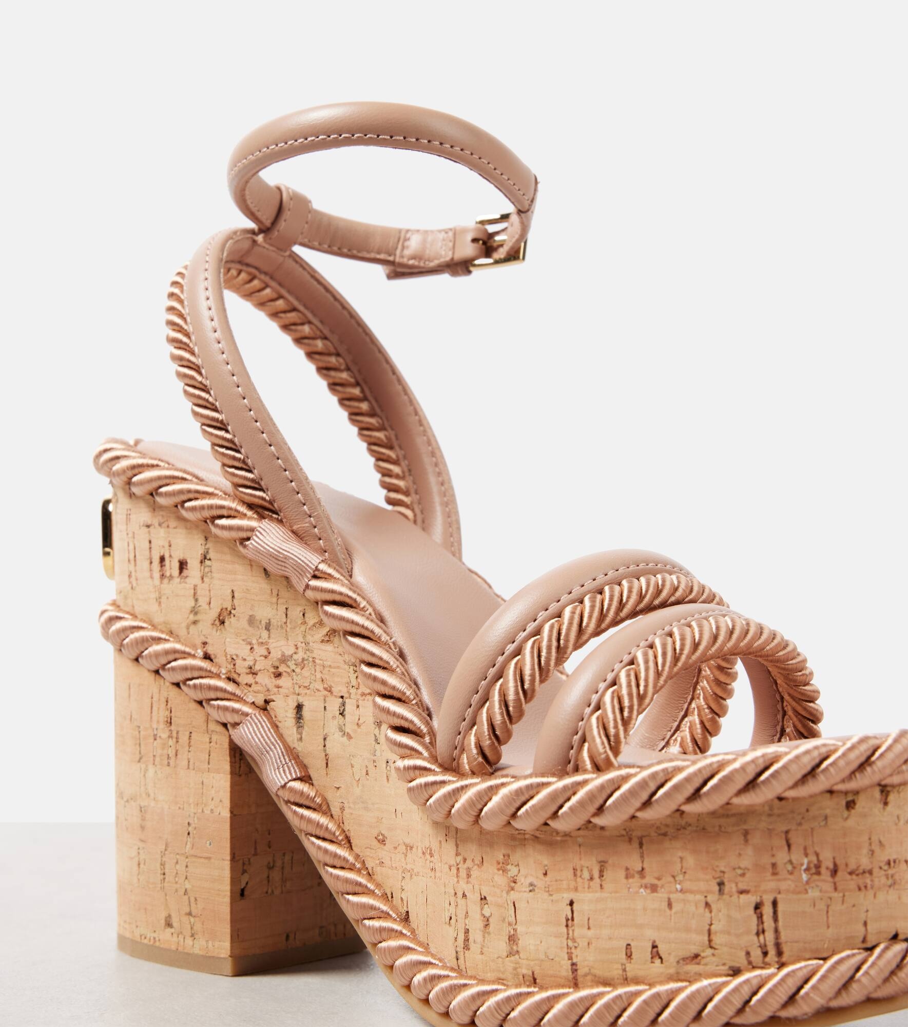 VLogo Summerblocks leather platform sandals - 6