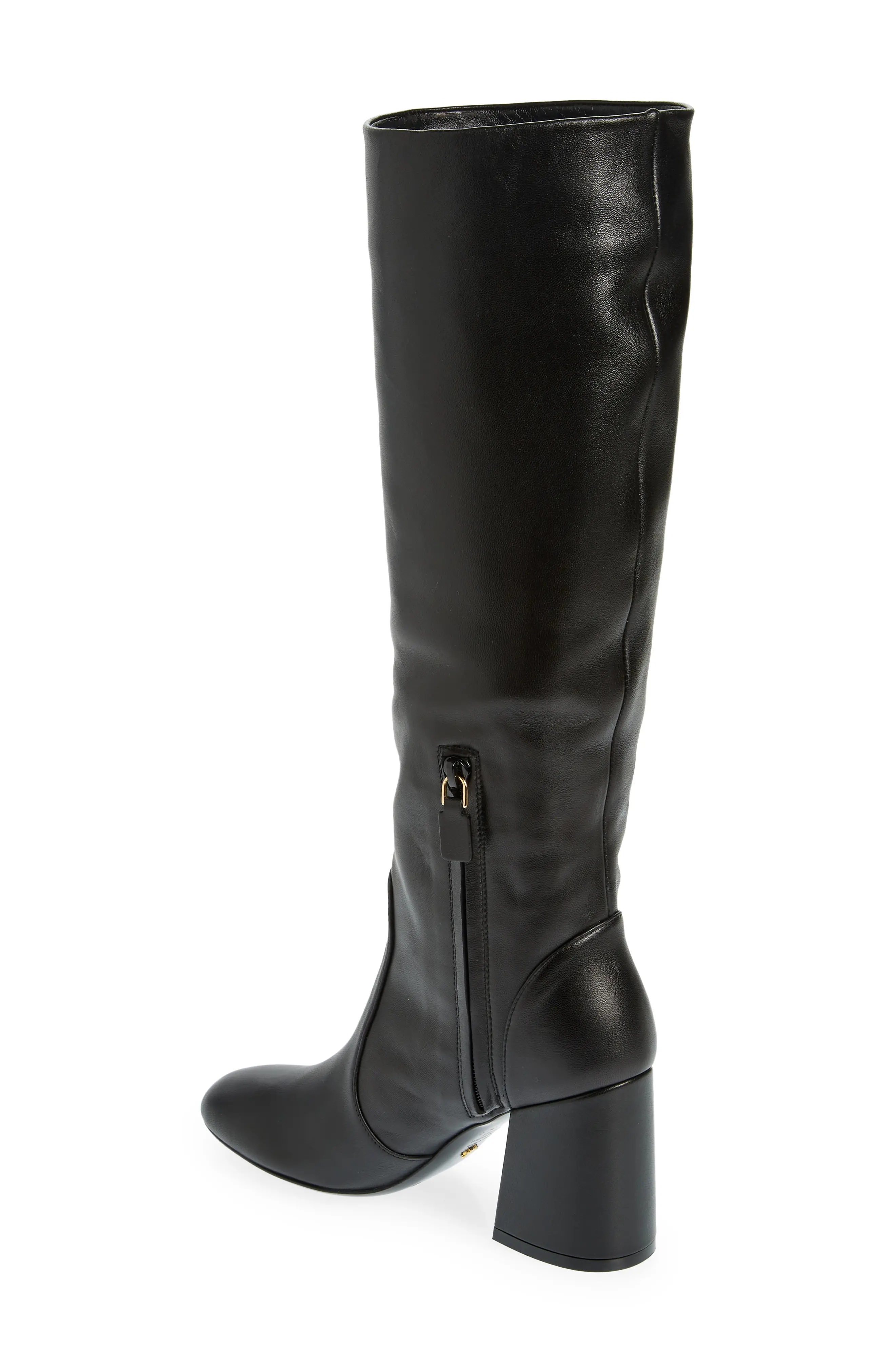 Flare Block Heel Mid Calf Boot - 2