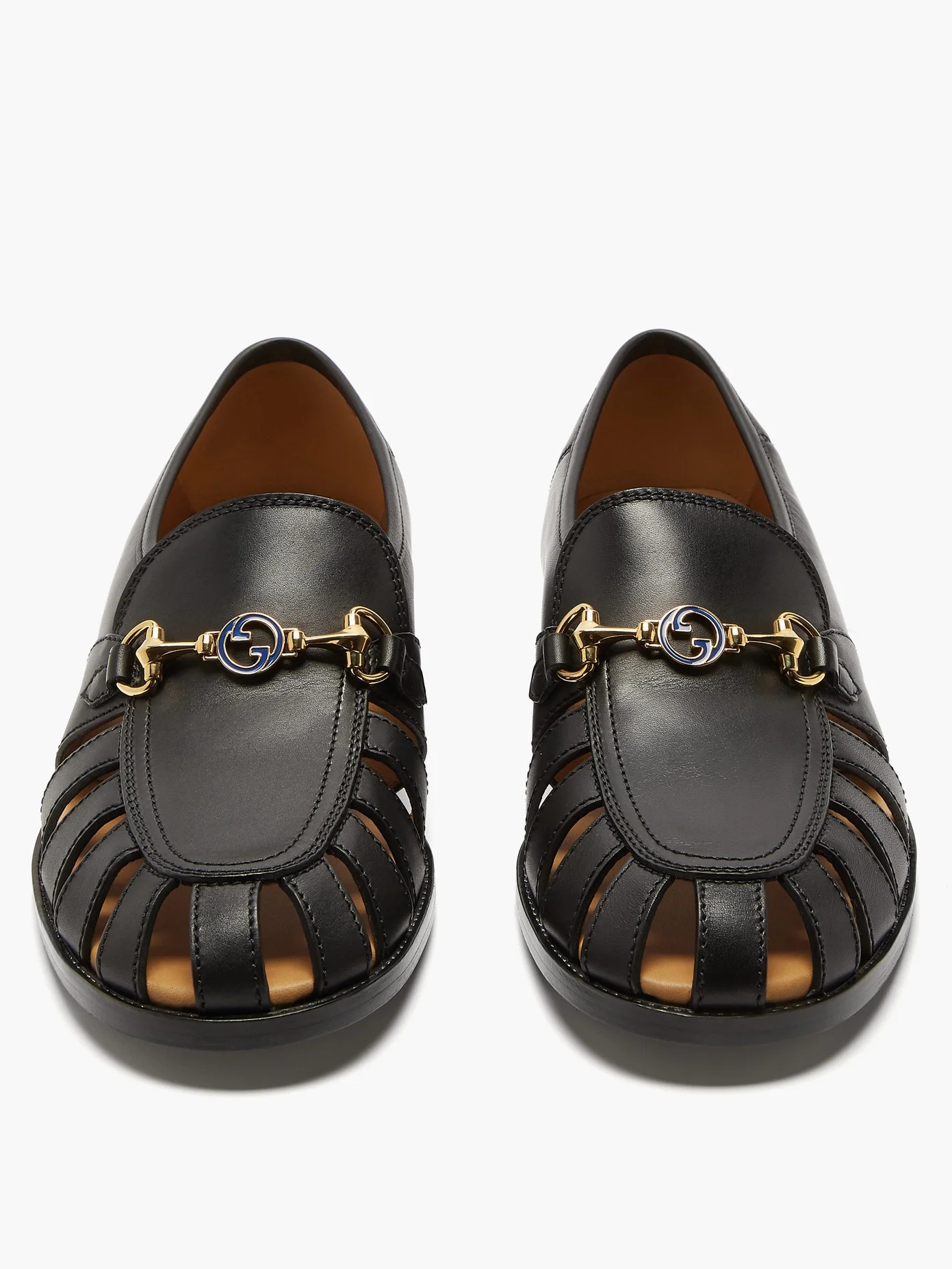 Talete Horsebit cutout leather loafers - 5