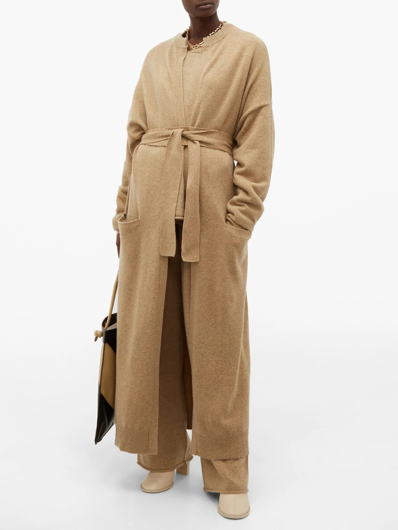 No. 105 Big Coat stretch-cashmere coat - 2