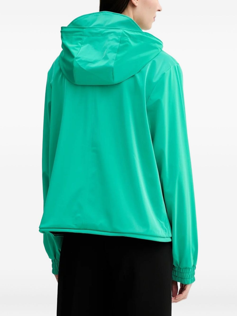 hooded drawstring jacket - 2