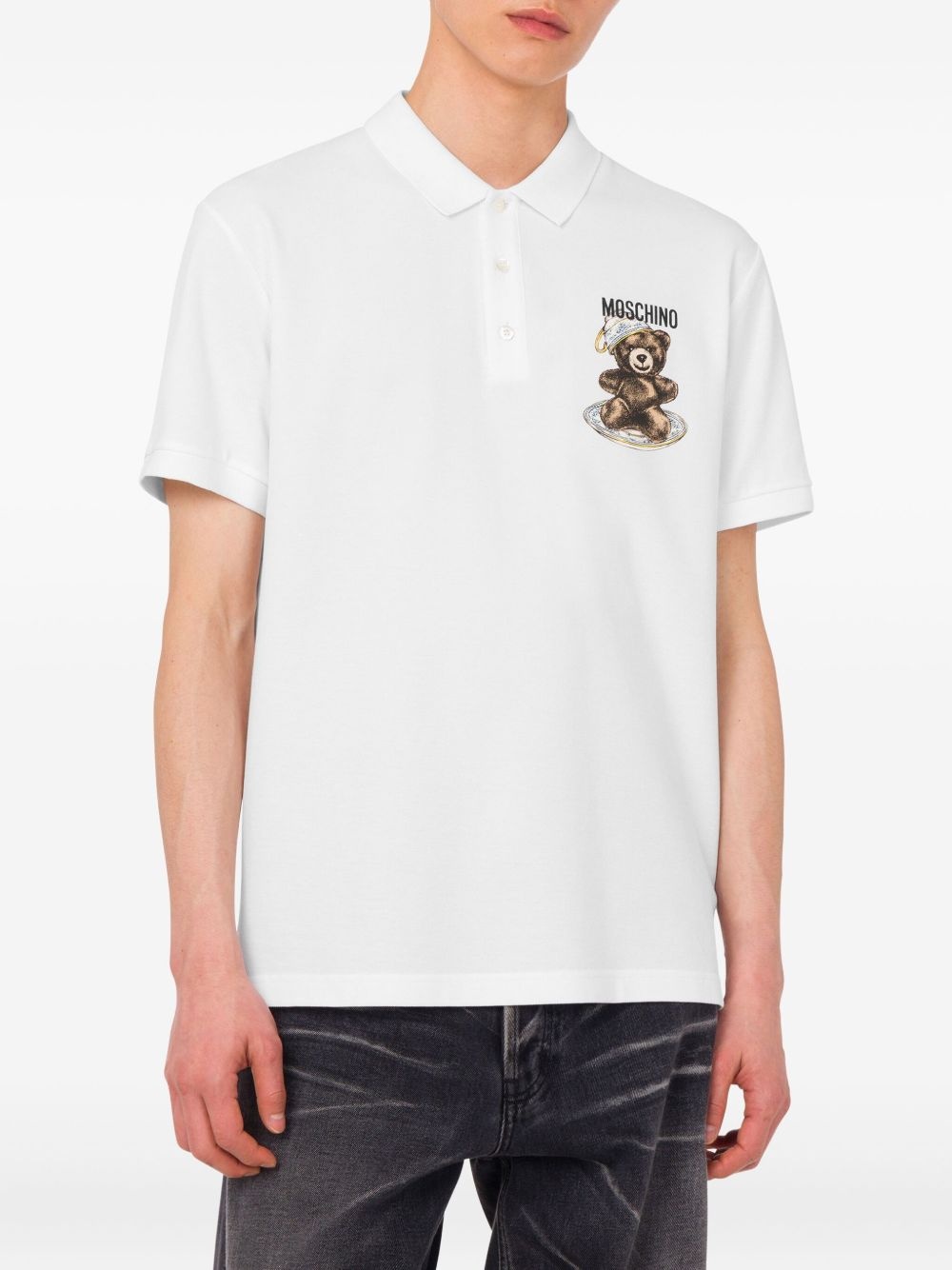 Teddy Bear-motif polo shirt - 3