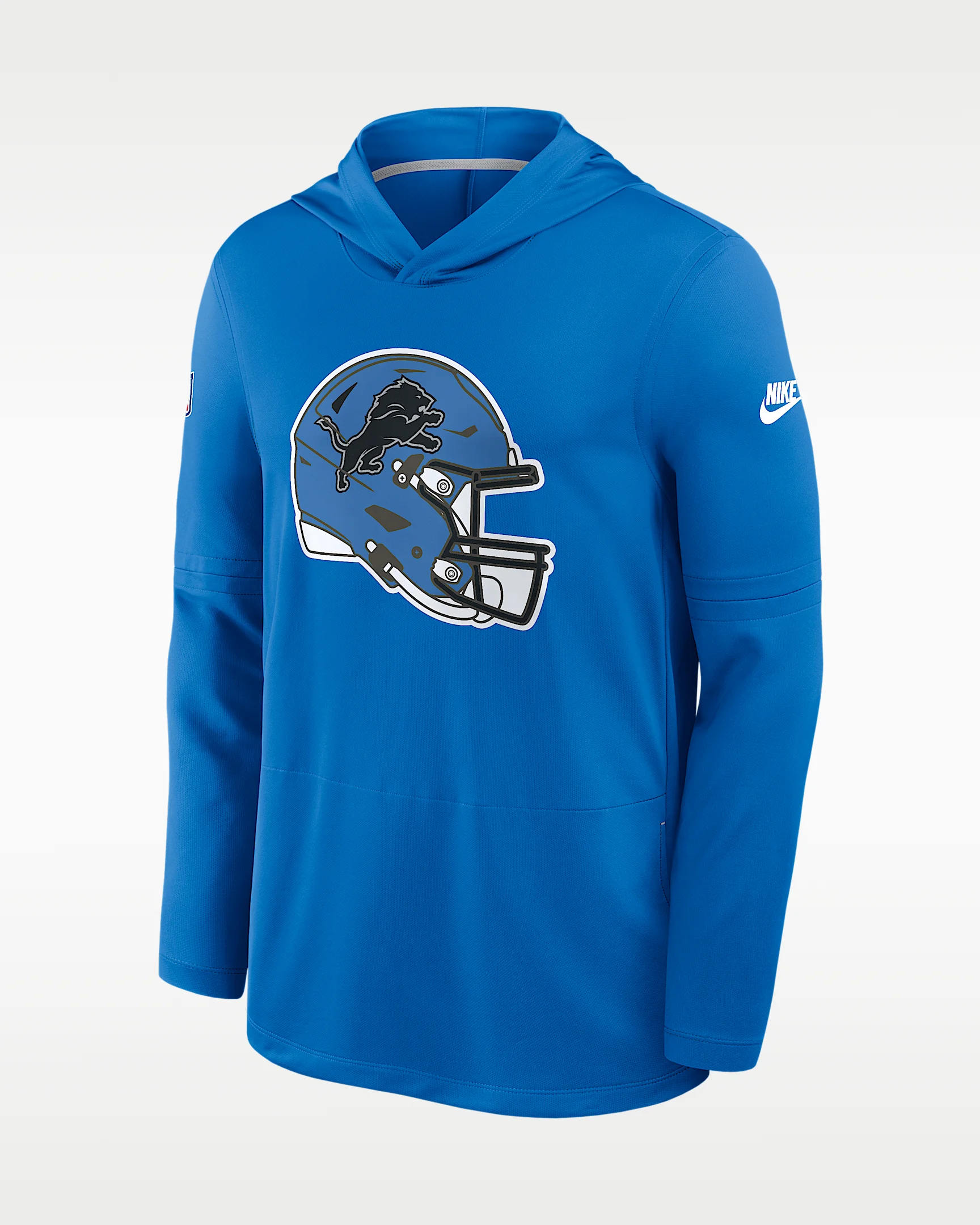 Detroit Lions Alt Men's Nike Dri-FIT NFL Long-Sleeve Hooded Top - 1